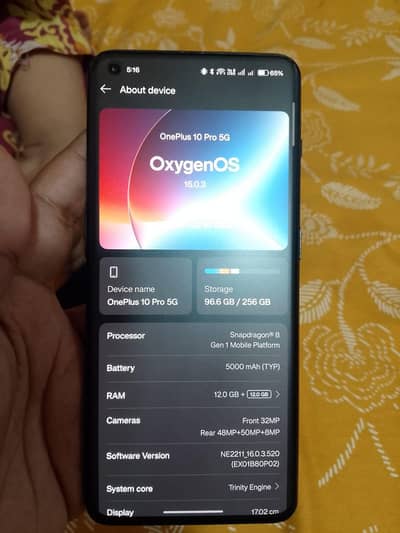 One Plus 10 Pro