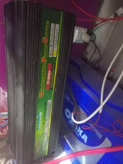 imported inveter plus all battery+ teobler charger 5000 w 25 amps