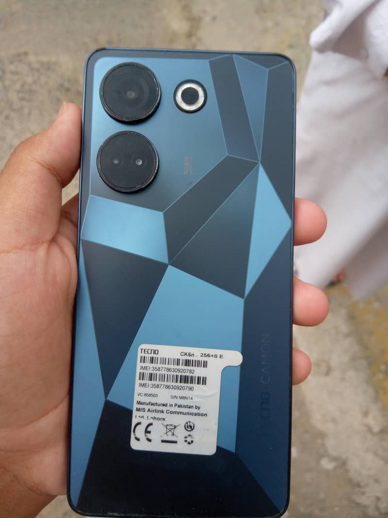 Tecno CAMON 20 include with box 1