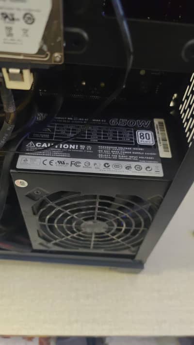 650 watt supply available cooler master