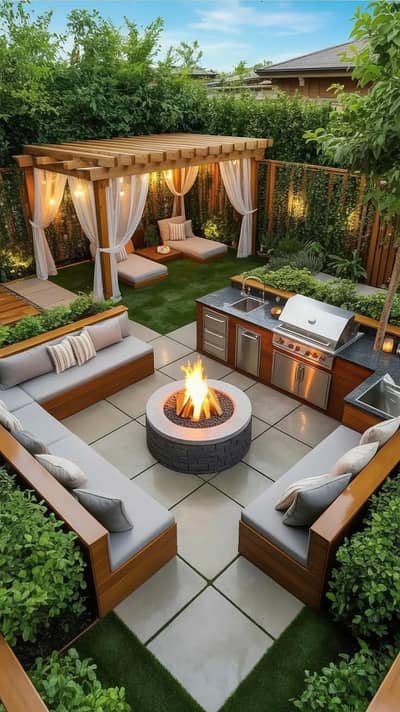 Outdoor Livng - Pergola - Gazebo - Rooftop & Terrace (0333-5556007)