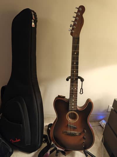 Fender Acoustasonic Telecaster || Guitar for Sale || original gig bag