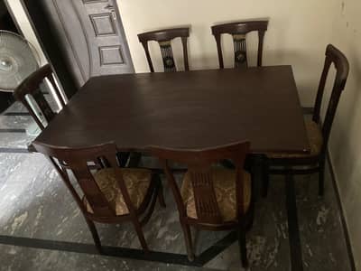 Dinning table 6 seater