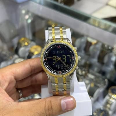 Al-Fajr Islamic Watch 2-Tone | Namaz Alarm | Digital Analog