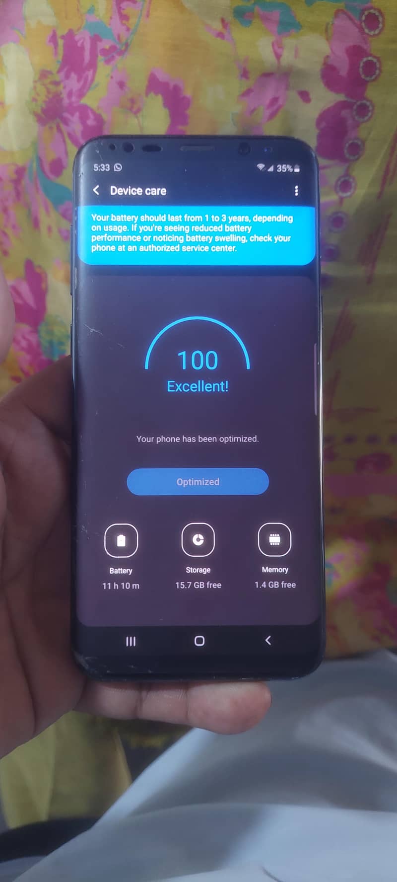 S8 plus 955u  single sim 3