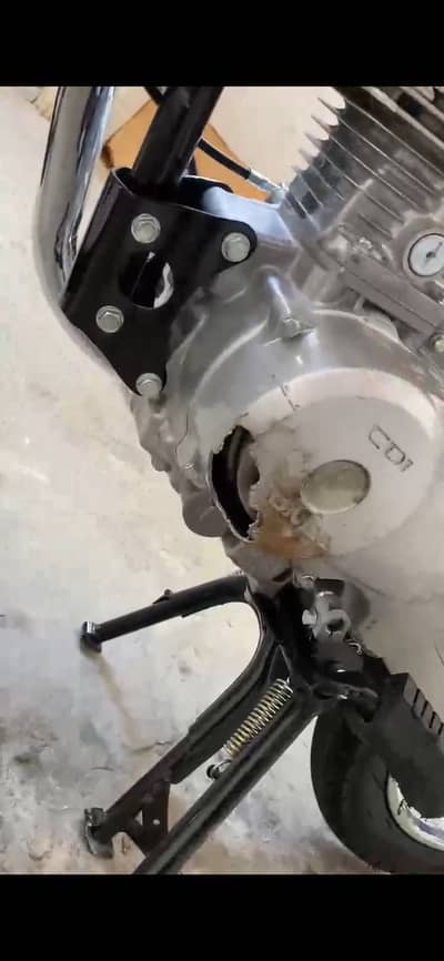 Accident Honda 125 2026 model unregistered