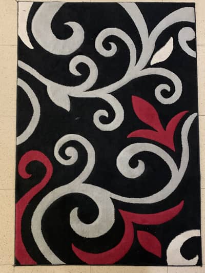 Black Trendy Rug