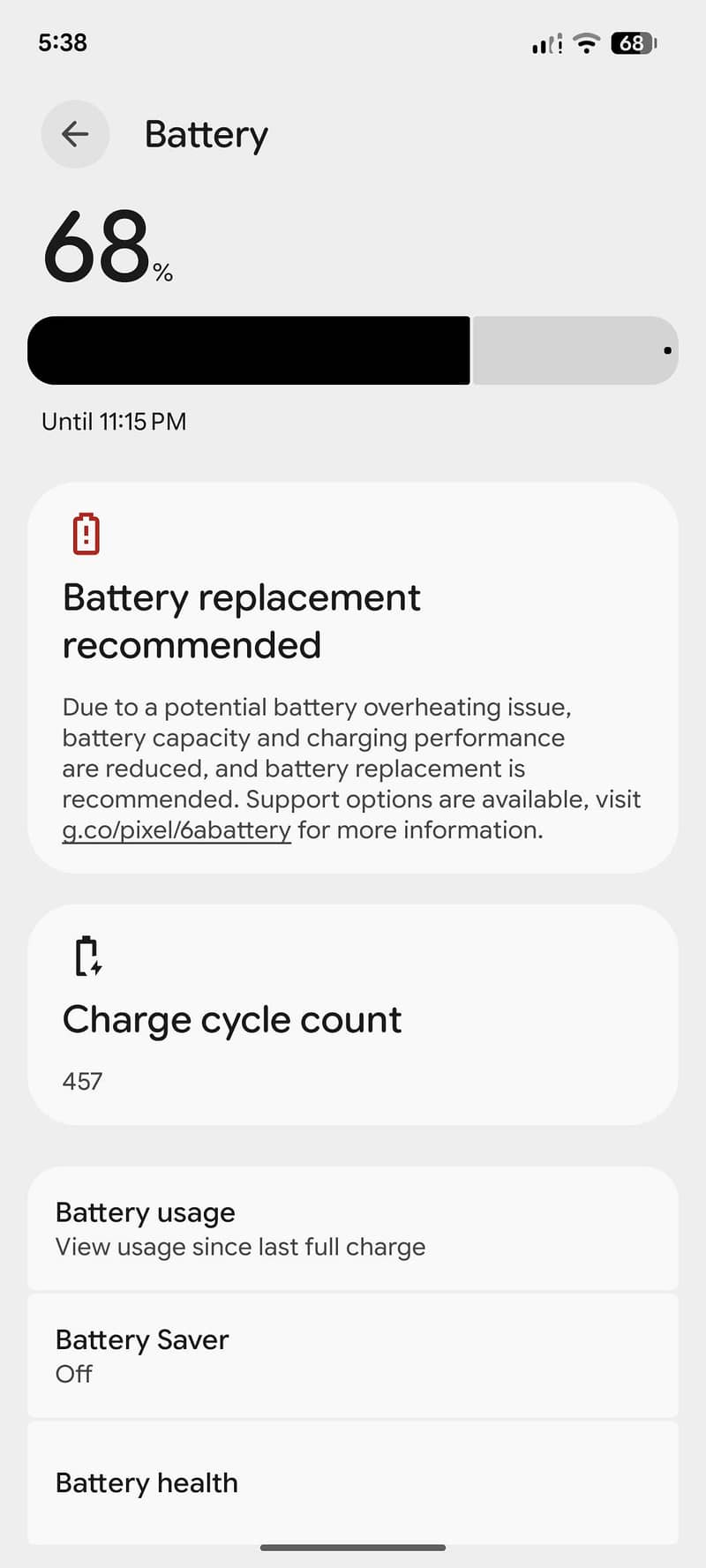 Google Pixel 6a 7