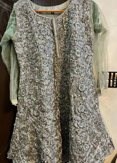 Heavy Embroidered Peplum