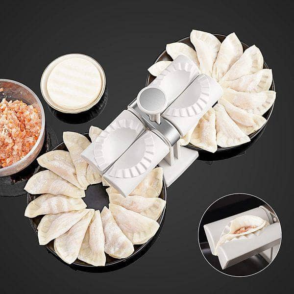 Automatic Dumpling Maker White Kitchen Tool 4