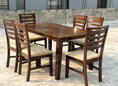 Dining table with 6 chairs