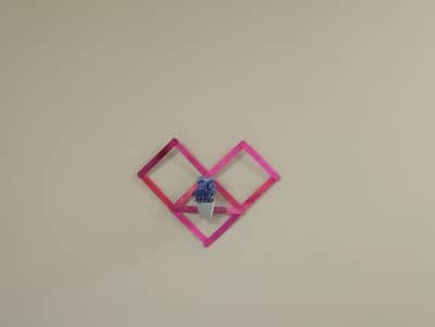 heart shaped decoration piece