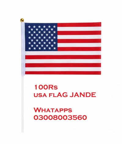 Premium USA Flag Sets & Poles | 4th of July Decor Royal Flags Pakistan
