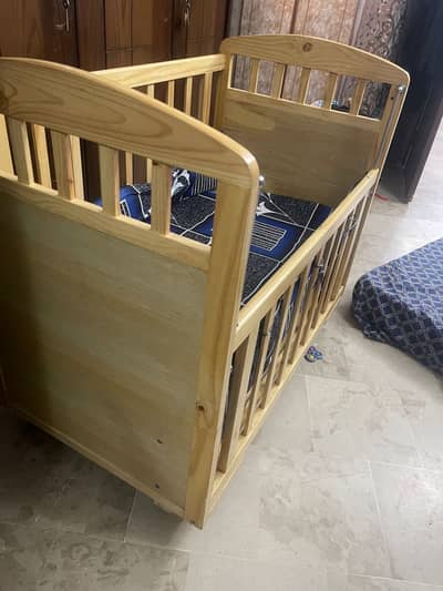 Baby wooden cart just like new