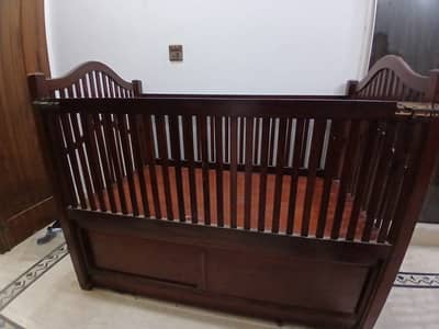 Pure wooden baby cart