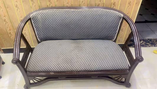 4 seater wooden sofa set