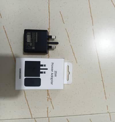 Original Samsung 25W Charger (UK 3-Pin) with Box