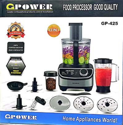 FOOD PROCESSOR GOOD QUALITY   G. power brand