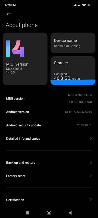Xiaomi Redmi K40 Gaming