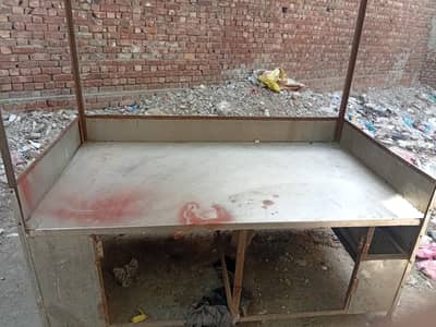 bar B Q and chips counter