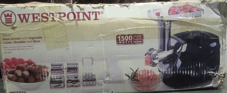 Westpoint WF-3050 Meat Grinder & Vegetable Cutter