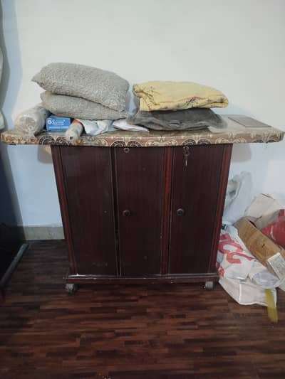 Iron Table with Cupboard Sale New