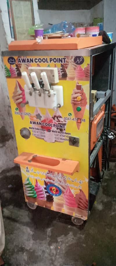 icecream machine in used condition