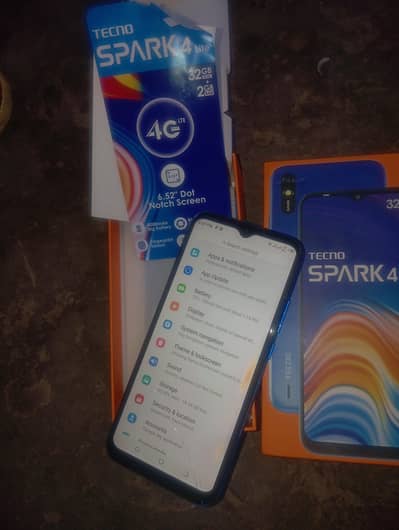 Tecno Spark 4 Lite 2/32 storage Dual SIM PTA approved with box