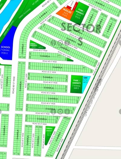 5 Marla Plot For Sale Dha Rahbar