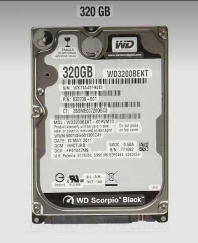 320 gb hard disk available 2500 final price 03197384339