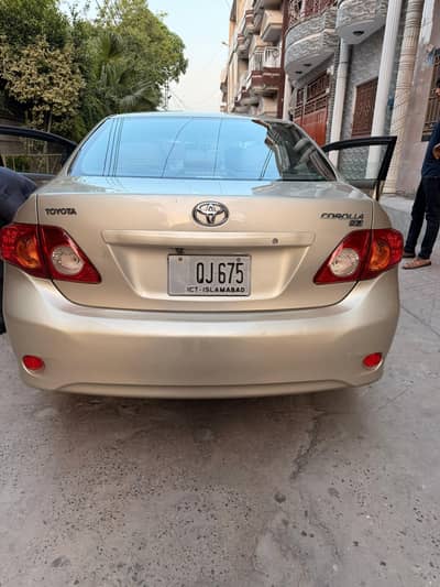Toyota Corolla GLI 2009