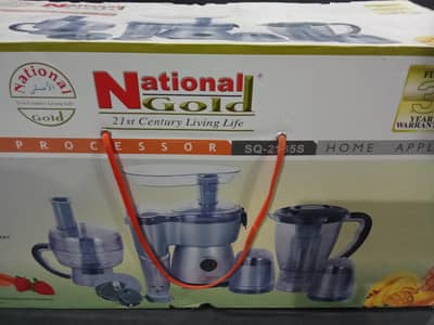 national gold 9pcs food processor