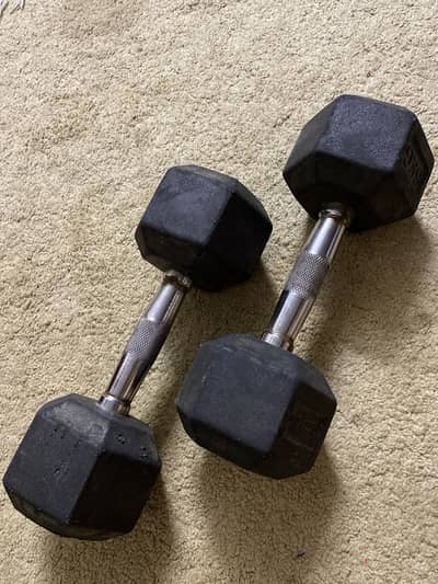 6 KG hexagonal dumbbell Pair