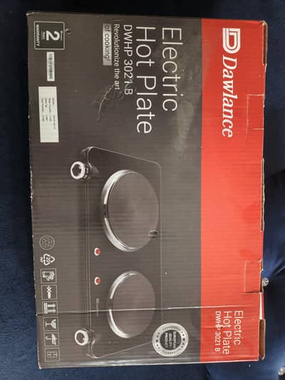 Dawlance new hot plate 2 stove