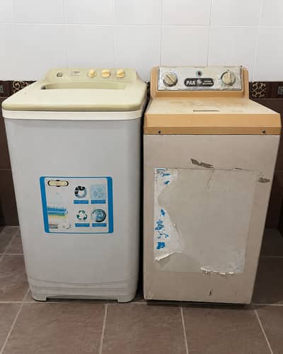 Super Asia Washing Machine SA-240 & PAK Dryer PK-386