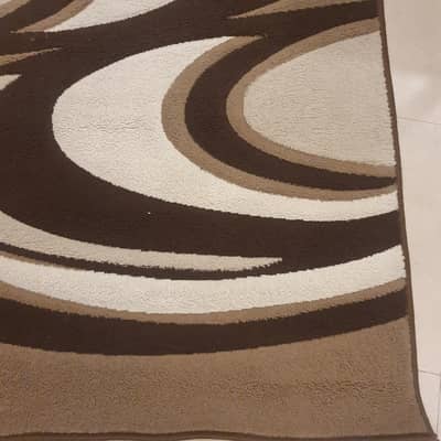 Brown Abstract Rug