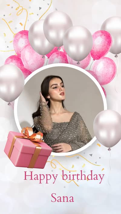  Nam Wali Birthday Post - 1 Ghante Me Ready - Rs. 200