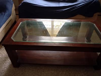 solid wooden table