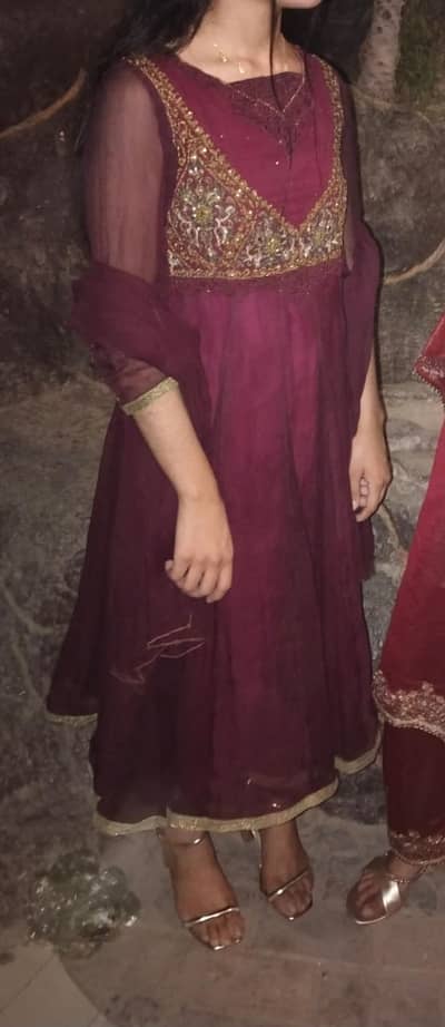 Pure chiffon frock