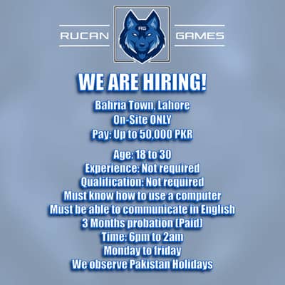 Hiring in Bahria Town Lahore, E-commerce industry, paid training