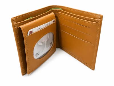  Premium Leather Wallet with Matching Keychain – Gift Box Packed 
