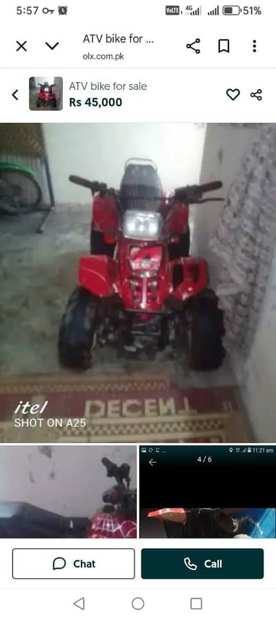 atv bike for school pick up oe anything