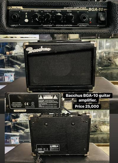 Bacchus BGA-10 Bass Guitar Amplifier-Grand Piano-Keyboard-Amp
