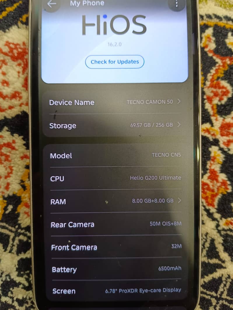 Tecno Camon 50 3