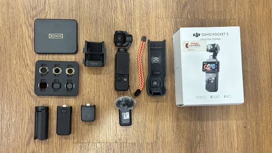 DJI Pocket 3 (creator combo) + accessories