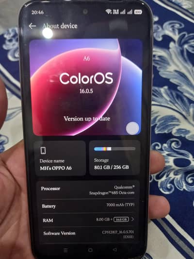 OPPO A6 8/256