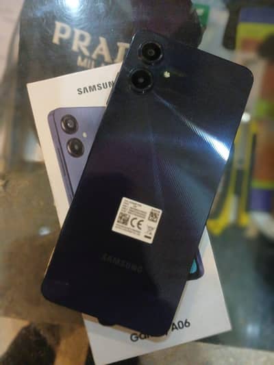 Samsung Mobile A06 4gb 64gb with box cable condition 10/10 .