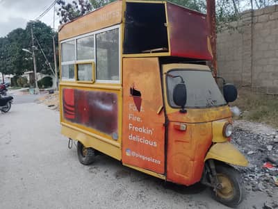 Mobile Food Rickshaw Kiosk for Sal
