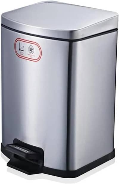 Hydraulic close Lid 5L / 7L / 9L / 12Liter Stainless steel Dustbin