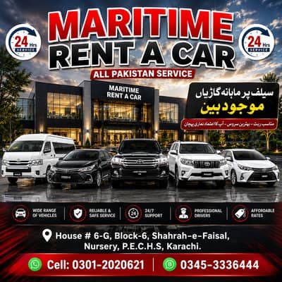 Maritime Rent A Car, Self rent a car, Monthly Rent A Car, Car Rental